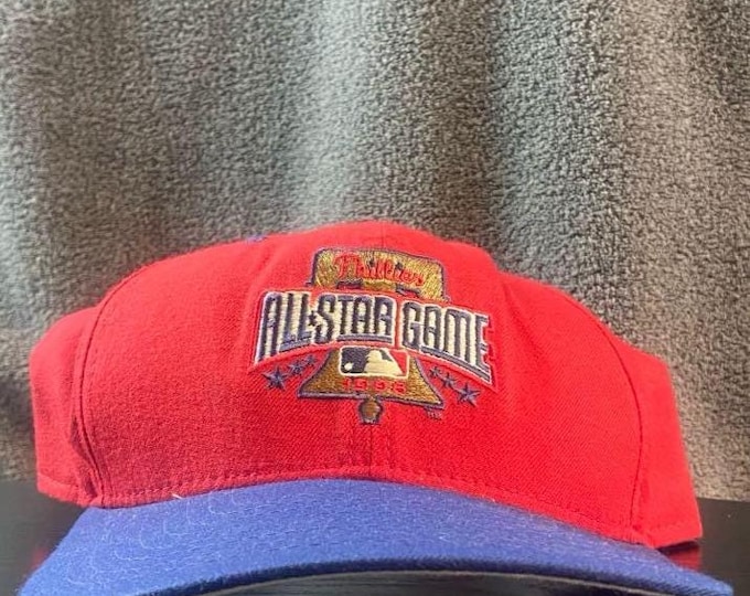 Vintage Philadelphia Phillies 1998 All Star Game Snapback Hat New Era Made Usa OSFA MLB Baseball National League Philly Pennsylvania 90s