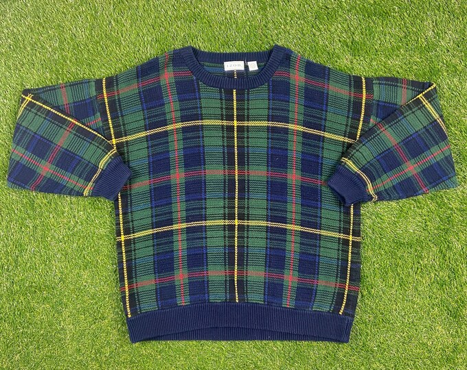 Vintage Izod Crewneck Sweatshirt Sweater Size Xtra Large XL Dressy Casual Wear