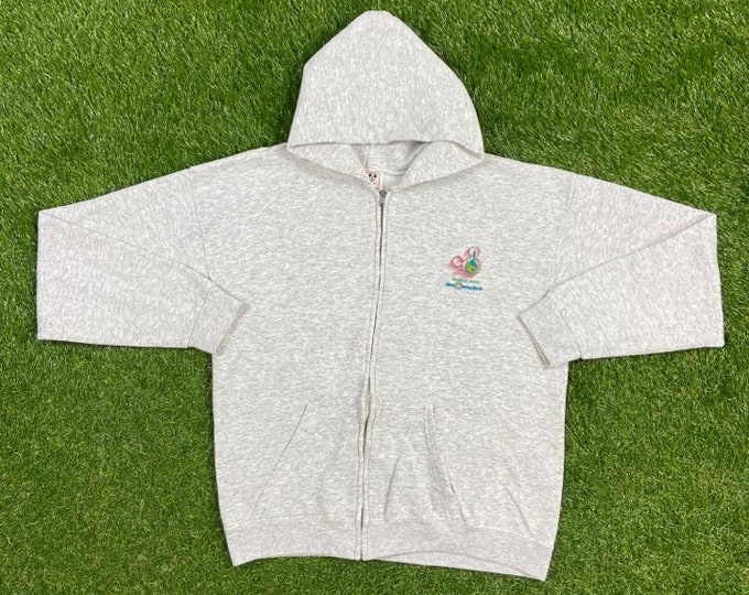 Vintage 20 Magical Years Hoodie Sweatshirt Made USA Size Large Mickey Mouse Disneyland Walt Disney World Magic Kingdom WDW Pull Over