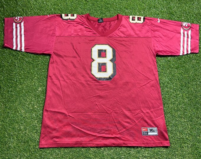 Vintage San Francisco 49ers Steve Young Jersey Nike Made USA Size Xtra Large XL NFL Football California Joe Montana Classic 1990s 90s