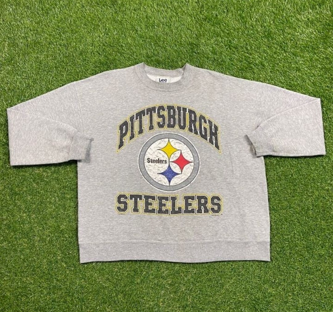 限定セール -SALE Vintage Pittsburgh Sport Lee Sweatshirt Crewneck Steelers ウォームアップウェア