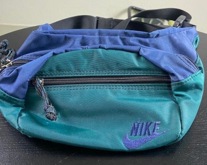 Vintage Nike Fanny Pack Just Do It Air Jordan Swoosh Check Mark Classic Bag Man Purse Great Accessory 1990s 90s