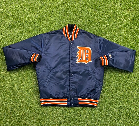 Vintage Detroit Tigers Satin Bomber 