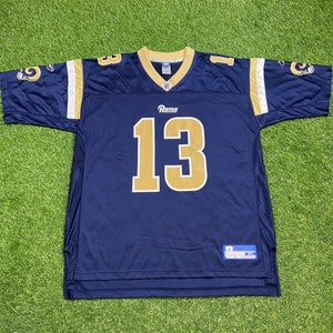 Vintage St Louis Rams Kurt Warner #13 Jersey Reebok Size Xtra Large XL NFL Football Super Bowl Missouri Los Angeles 00s