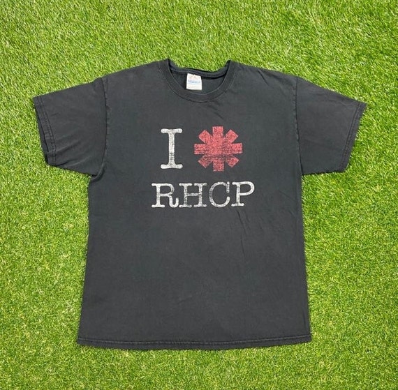 Vintage I Love RHCP Red Hot Chili Peppers T Shirt Tee Hanes - Etsy