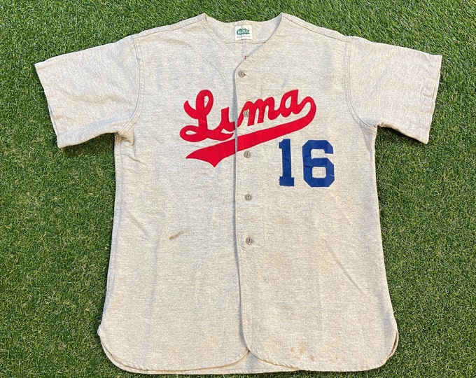 Vintage Baerga #16 Jersey Maple Athletic Sportswear Size Small S MLB Baseball Lima 1960s 60s