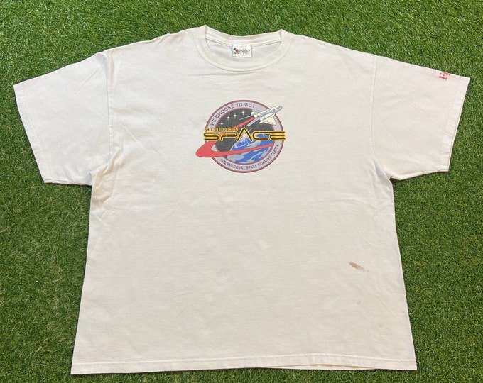 Vintage Epcot Center Mission Space T Shirt Tee Size XXL 2XL Walt Disney World Magic Kingdom Classic Rare 1990s 90s