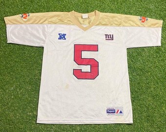 90sNIKE NEW YORK GIANTS COLLINS ♯5ゲームシャツ Vintage 90s New York Giants Kerry Collins #5 Champion Jersey