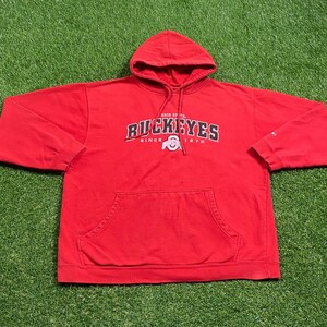 Vintage Ohio State University Hoodie Sweatshirt Size Xtra Large XL Cleveland NCAA College Buckeyes Football Basketball Classic 1990s 90s