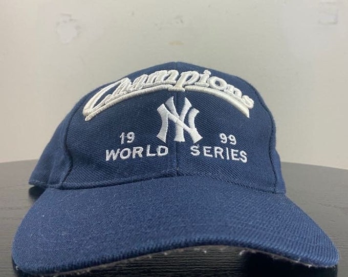 Vintage New York Yankees 1999 World Series Champions Snapback Hat Cap OSFA MLB Baseball Bronx Original Jeter 1990s 90s