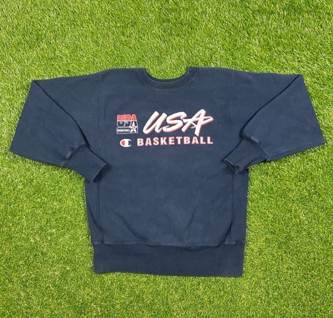 Vintage Olympic Team USA Basketball Crewneck Sweatshirt Etsy