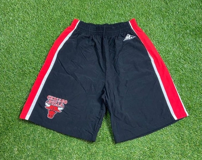 Vintage Chicago Bulls Shorts Apex One Size Large L NBA Basketball Jordan Illinois Gym Shorts 1990s 90s