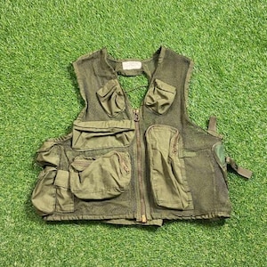 90s Military Vest - Etsy