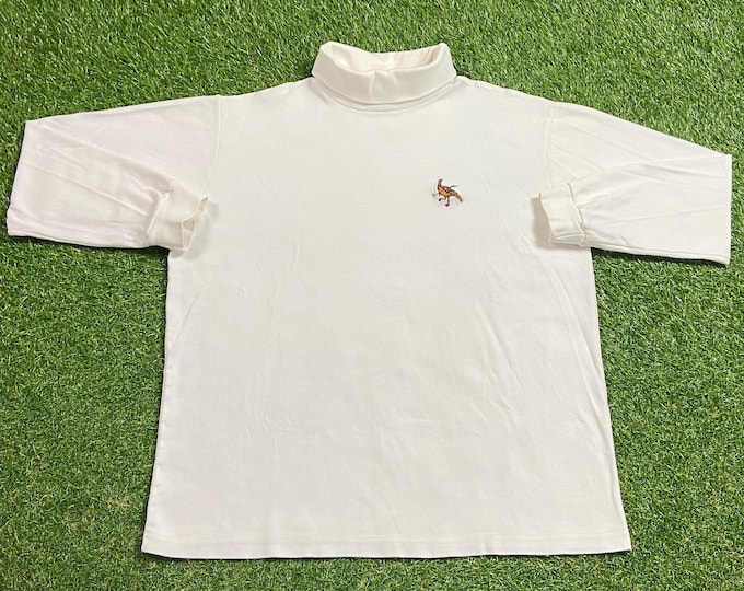 Vintage Golf Long Sleeve Shirt Made USA Size Large L US Open Masters Collection Tiger Woods 1990s 90s