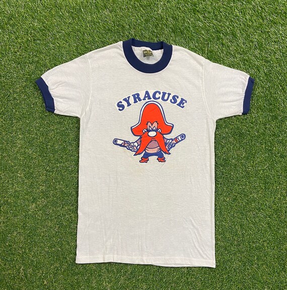 Vintage Ncaa Syracuse Orange Logo Mascot Sweatshirt University Shirt  College Basketball T-Shirt - AnniversaryTrending