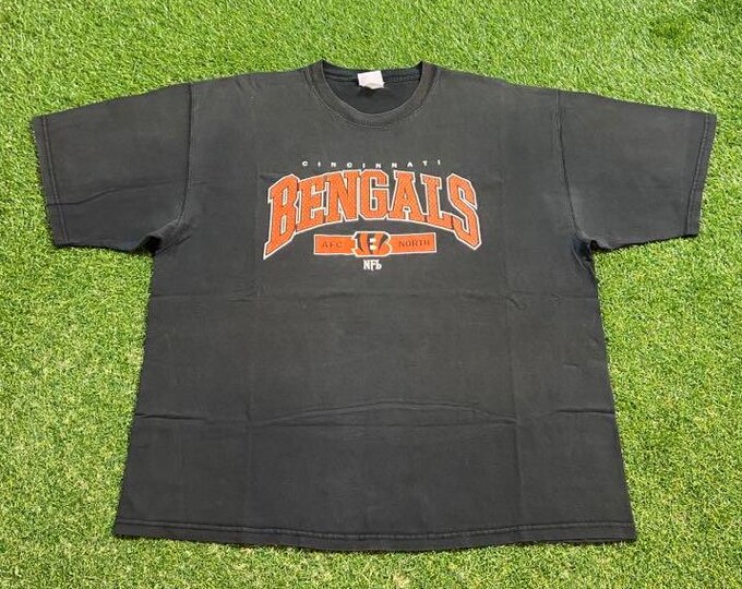 Vintage Cincinnati Bengals T Shirt Tee Size Xtra Large XL NFL Football Ohio Cleveland 1990s 90s