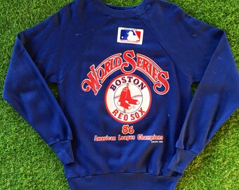 LegacyVintage99 Vintage 1986 Boston Red Sox World Series Sweatshirt Brand New American League Champs MLB Comfy 1980s Sweater New England Nwt 80s M Pull Over