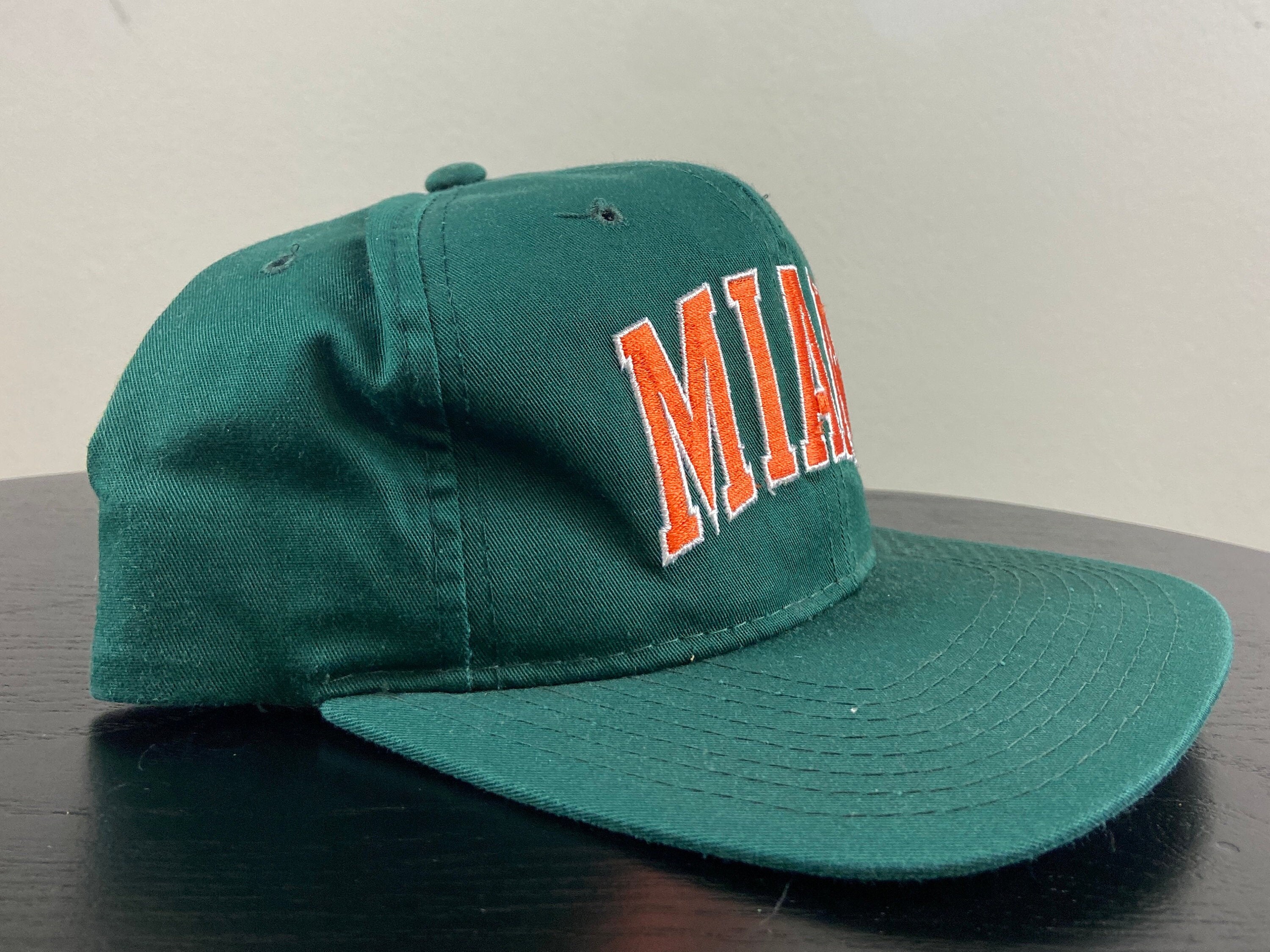 Vintage University of Miami Hurricanes Snapback Hat Cap - Etsy
