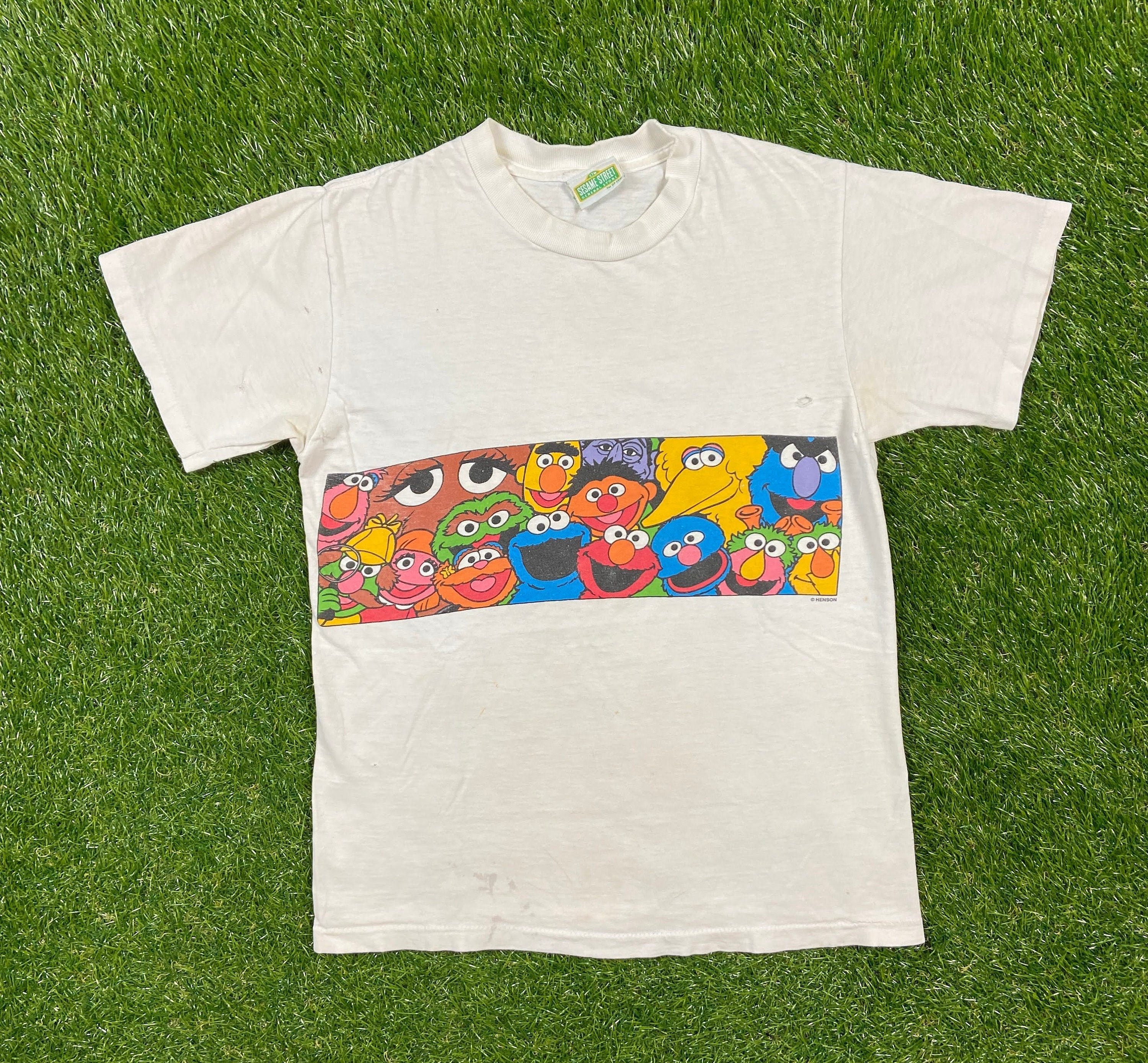 Circulaire Neem een ​​bad Samuel Vintage Sesamstraat T-shirt T-shirt Maat Xtra Kleine XS Big - Etsy Nederland