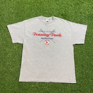 Vintage Boston Red Sox Fenway Park T Shirt Tee Dynasty Size Large L MLB Baseball New England Massachusetts 1990s 90s