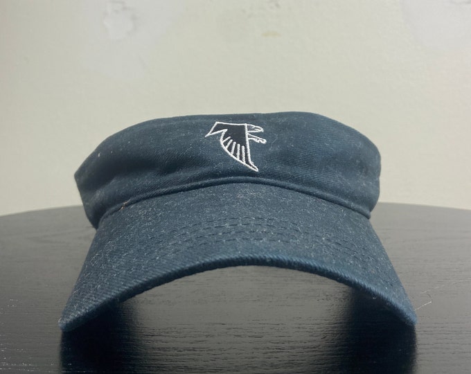 Vintage Atlanta Falcons Visor Hat Game Day OSFA Dirty Bird NFL Football ATL Cap Georgia 1990s 90s