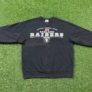 Vintage Oakland Raiders Crewneck Sweatshirt Lee Sport Size Medium M NFL Football California Las Vegas Pull Over 1990er 90er