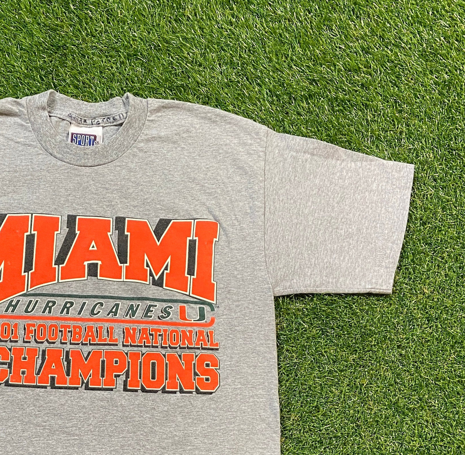 Vintage Miami Hurricanes 2001 National Champions Pasadena, Ca Jan 3, 2022  Shirt