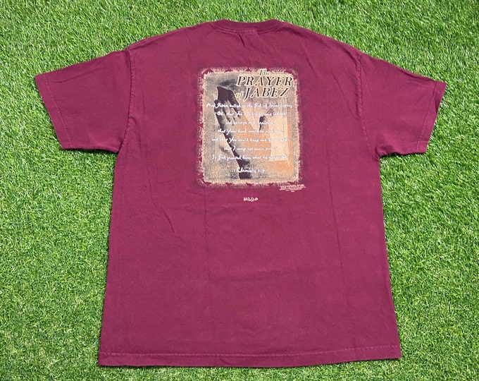 Vintage The Prayer of Jabez T Shirt Tee Size Xtra Large XL Church Sunday Service Salvation Praise Bible Jesus Christian God 1990s 90s