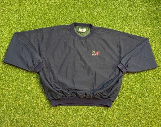 Vintage Golf Seattle Pull Over Windbreaker Jacket Size Large L US Open Masters Tournament Tiger Woods Light Rain Coat Washington 1990s 90s