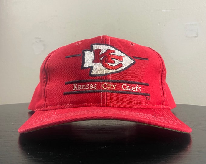 Vintage Kansas City Chiefs Snapback Hat Annco OSFA NFL Football Super Bowl Champions KC Pat Mahomes 1990s 90s