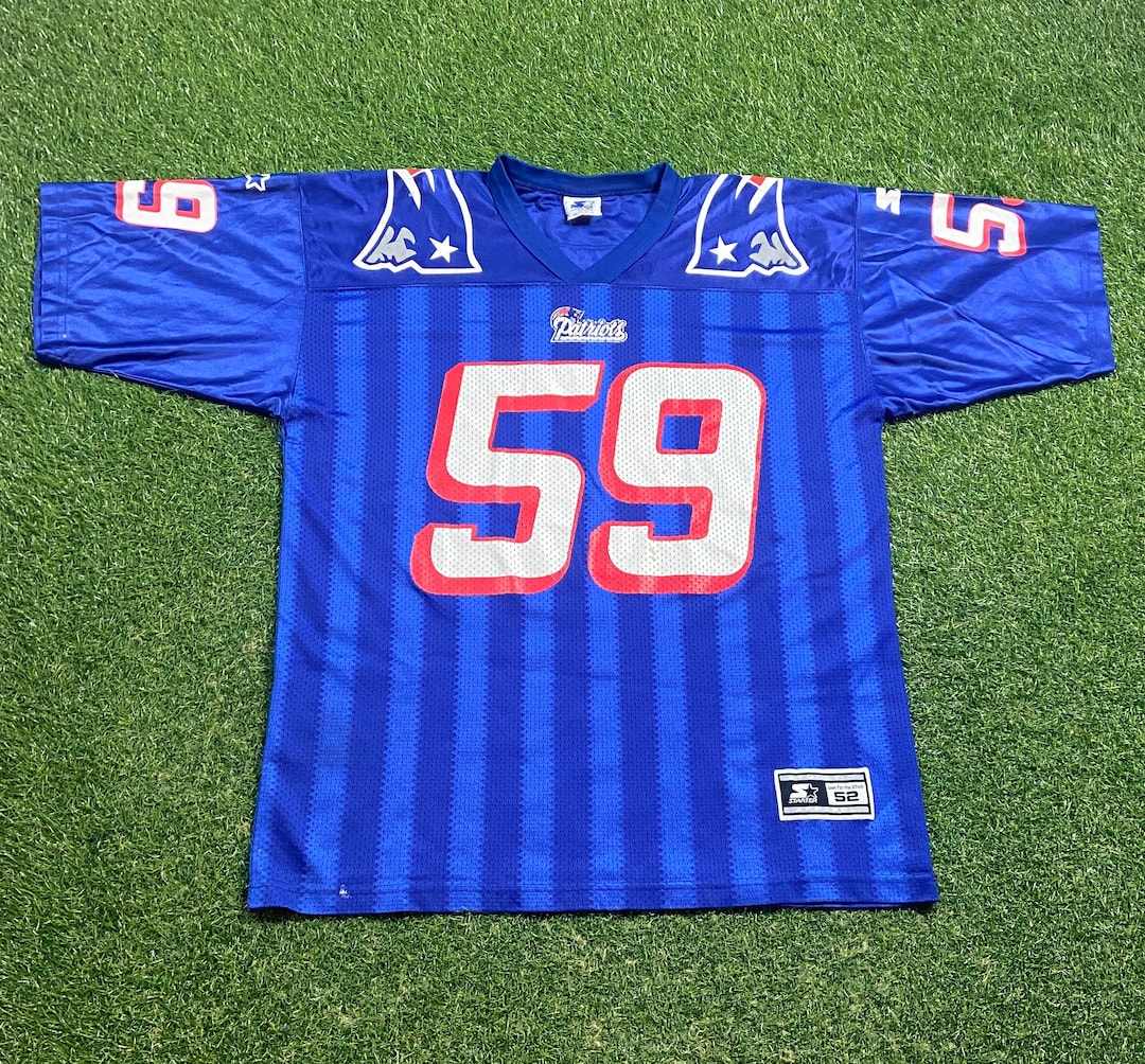Vintage New England Patriots Andy Katzenmoyer #59 Jersey Starter Size ...