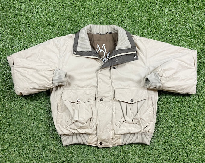 Vintage Members Only Zip Up Jacket Size 40 Large L Tech Fashion Clothing 1980s 80s Pockets Rare Jacket