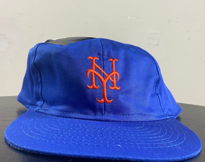 Vintage New York Mets Snapback Hat OSFA MLB Baseball Classic NY Queens Shea Stadium 1990s 90s
