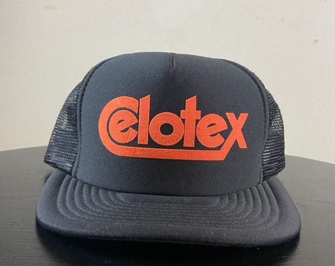Vintage Celotex Snapback Hat Designer Award OSFA Construction Machinery Manufacturer 1980s 80s