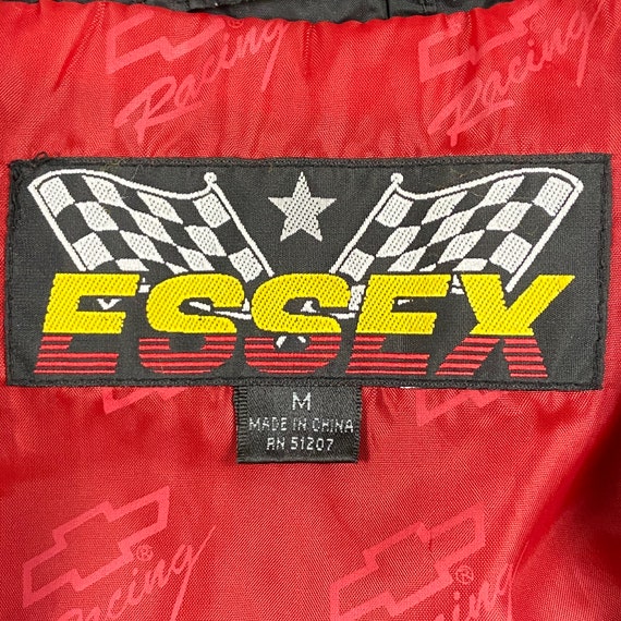 Vintage Chevrolet Racing Windbreaker Jacket Essex Size Medium M