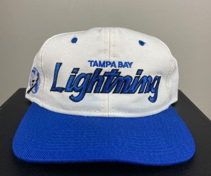 Vintage Tampa Bay Lightning Hat Cap Snap Back NHL 90s