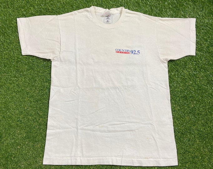 Vintage The Great American Music Fest T Shirt Tee Made USA Size Large L Country 92.5 FM Classic Music Festival 1990s 90s