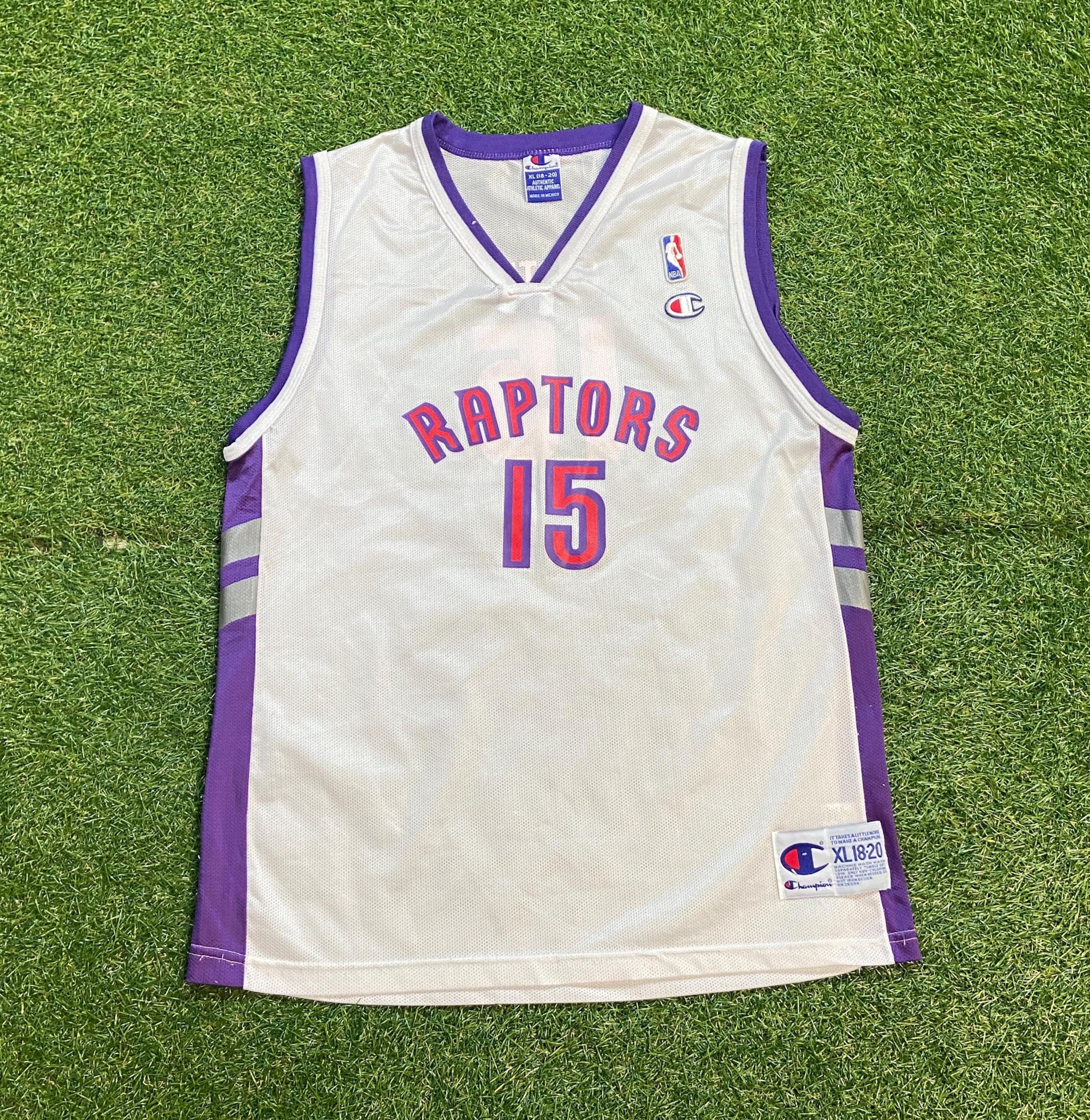 CARTER'S ヴィンテージバナーアメリカ製 Vintage Toronto Raptors Vince Carter #15 Jersey Champion Size