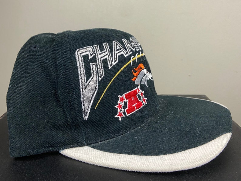 Vintage Denver Broncos 1997 AFC Champions Snapback Hat Cap Brand New Tags Sports Specialties John Elway Colorado 1990s 90s