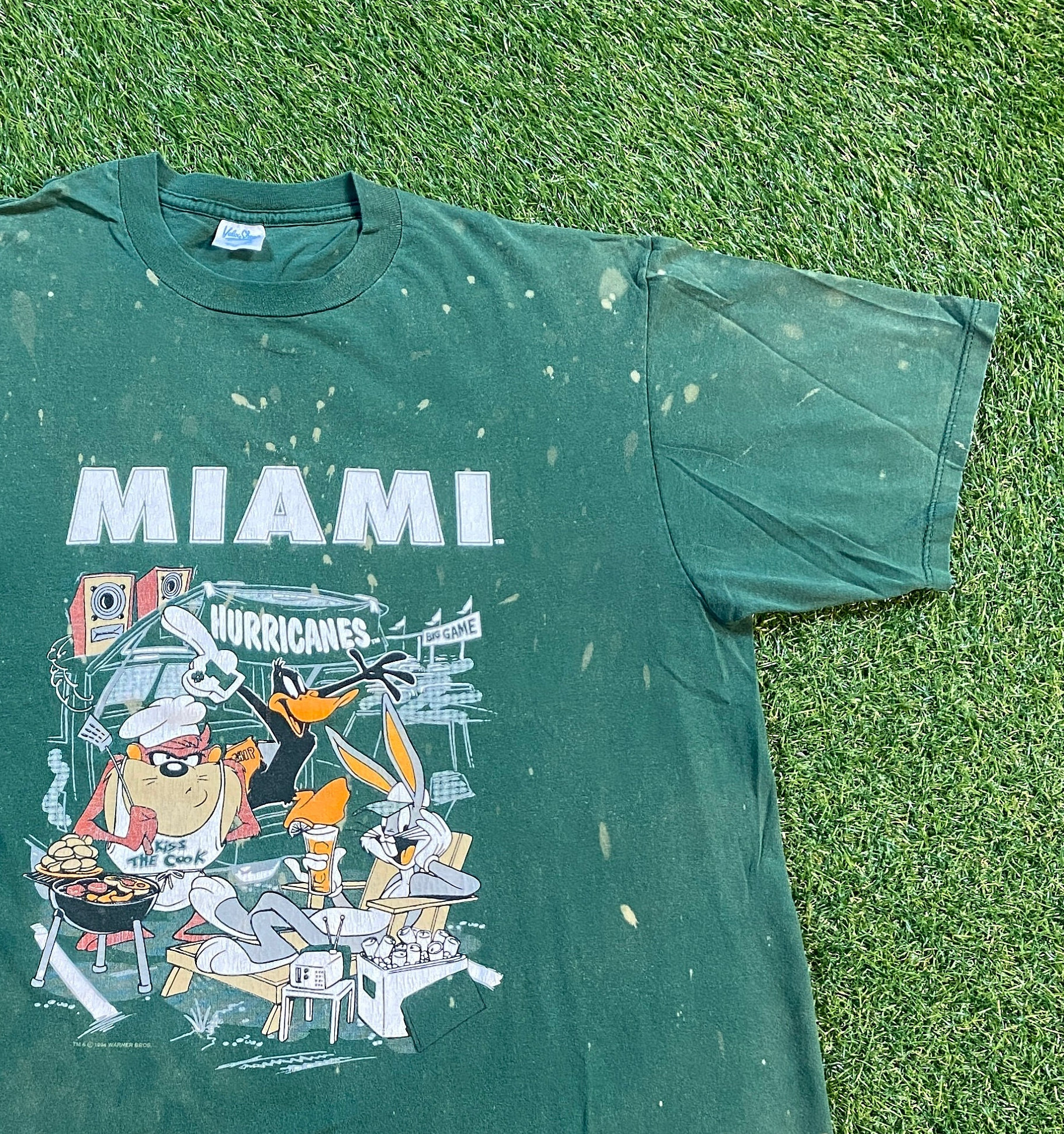 Vintage 90s Miami Hurricanes T-shirt NBA NFL American Football -  Sweden