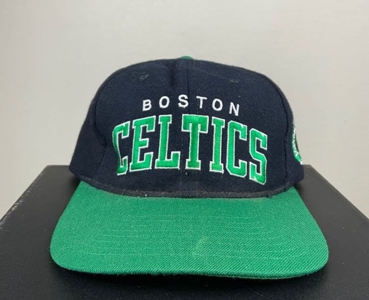 Vintage Boston Celtics Snapback Hat Cap 