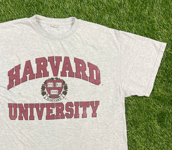 Vintage Harvard University T Shirt Tee 