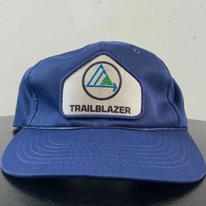 Vintage Trailblazer Snapback Hat Youngan OSFA Trucker Cap 1980s 1990s 80s 90s