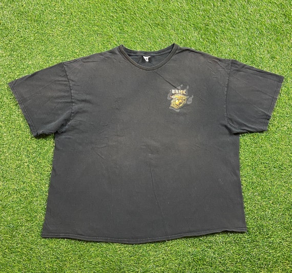 Vintage USMC Marines Corps T Shirt Tee Delta Size XXL 2XL Marines Army United States Military Veteran