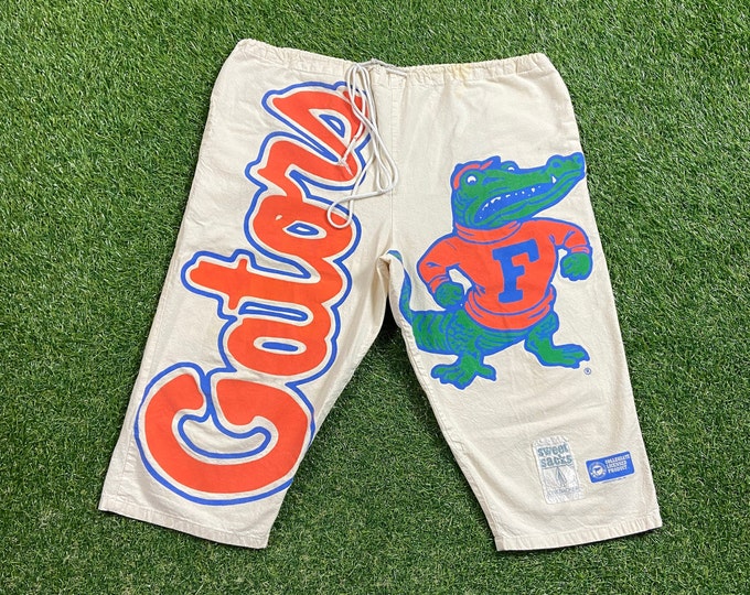 Vintage Florida Gators Pants Made USA Size Large L NCAA College Football UF University of Florida 1990s 90s