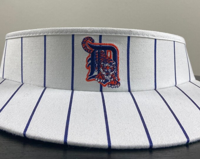 Vintage Detroit Tigers Visor Hat OSFA Michigan MLB Baseball 1990s 90s