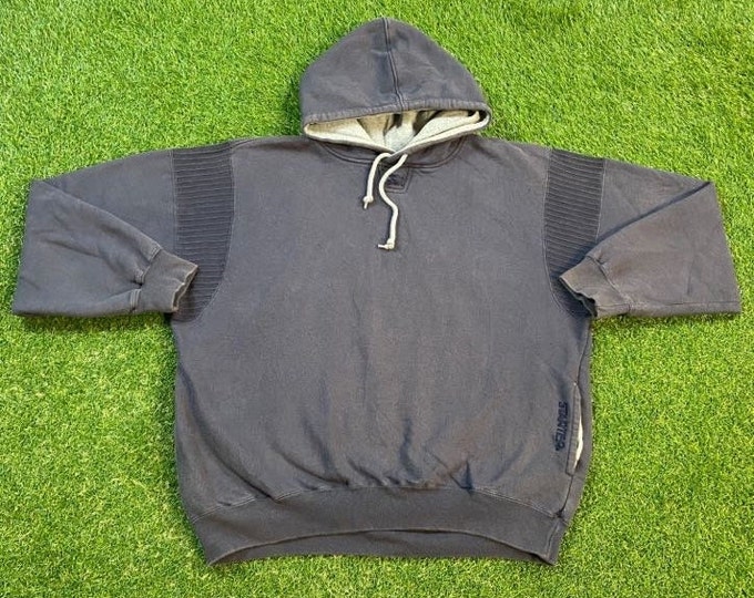 Vintage Starter Blue Hoodie Sweatshirt Starter Size Xtra Large XL Quality 1990s Oversized Comfy Great Fit Original 90s Pull Over Heavy