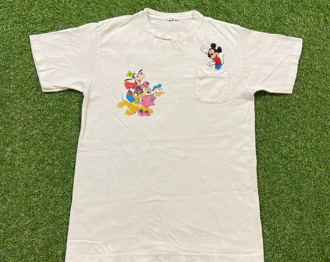 Vintage Walt Disney World T Shirt Tee Size Small S WDW Mickey Mouse Disneyland Magic Kingdom Classic 1990s 90s