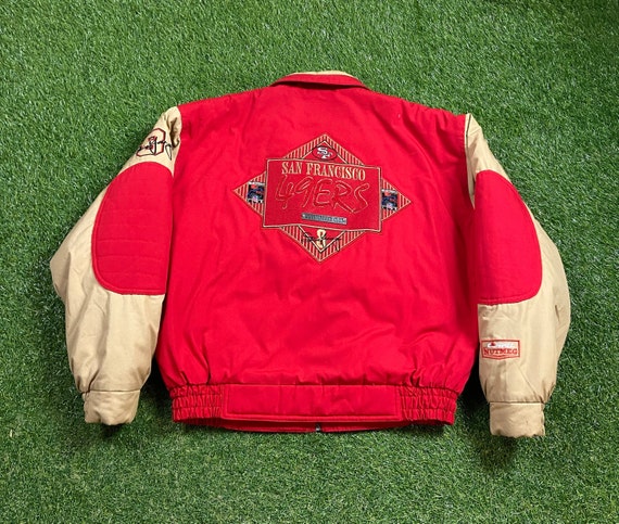 Vintage San Francisco 49ers Jacket Nutmeg Mills Xtra Large XL 