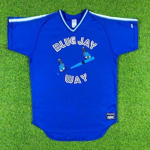 Vintage Toronto Blue Jays Jersey Tee Xtra Large Bike Made in USA MLB Baseball American League Oversized 90s Canada 1990s The 6 XL